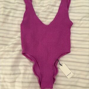 Bond-eye Purple Bodysuit One Piece